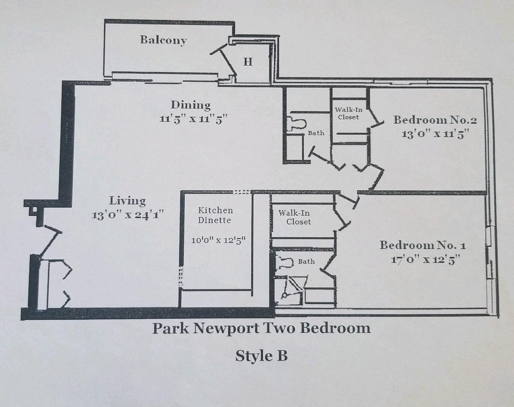 Floor Plans & Layouts Park Place Southern Management